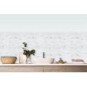 Kit Kat Concave Carrara White 30.5cm x 31.8cm (3cm x 15.2cm) Mosaic Wall Tile
