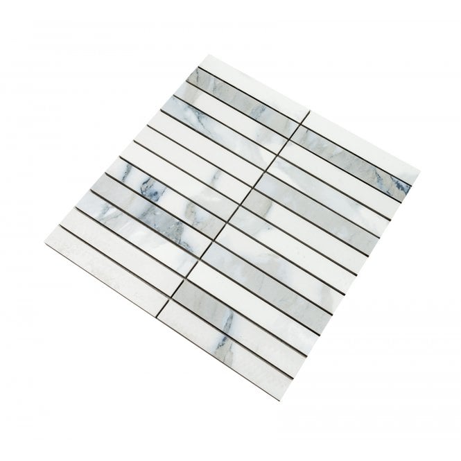 Kit Kat Crash Blue 30cm x 30cm Mosaic Tile
