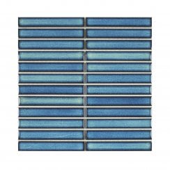 Kit Kat Cyan Blue 30cm x 29.6cm Mosaic Tile