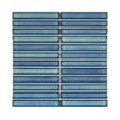 Kit Kat Cyan Blue 30cm x 29.6cm Mosaic Tile