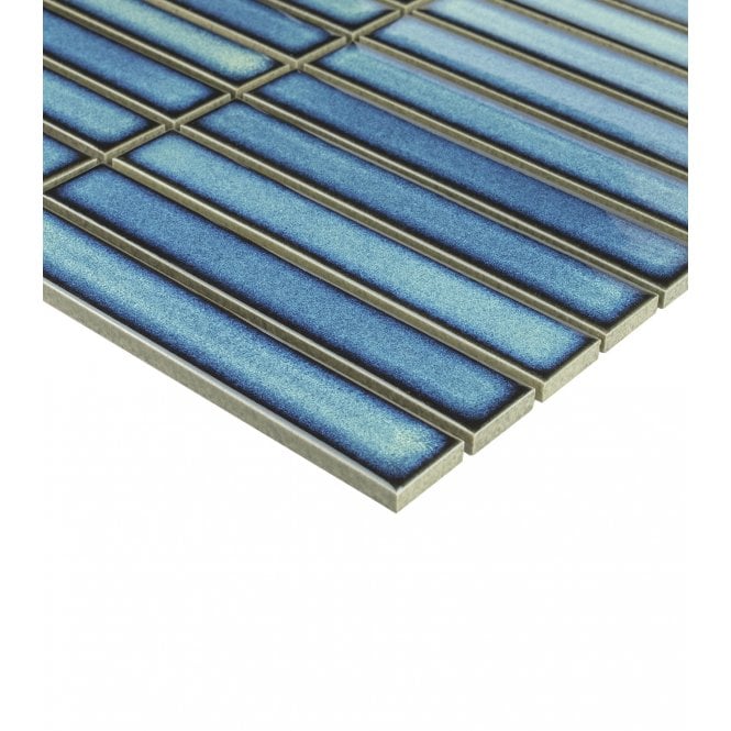 Kit Kat Cyan Blue 30cm x 29.6cm Mosaic Tile