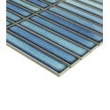 Kit Kat Cyan Blue 30cm x 29.6cm Mosaic Tile