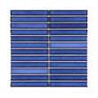Kit Kat Deep Blue 30cm x 29.6cm Mosaic Tile