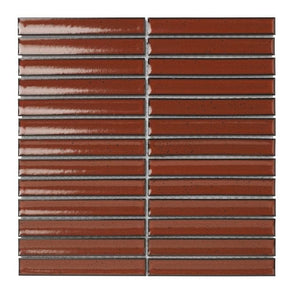 Kit Kat Fairytale Barn Red 29.9cm x 29.6cm Mosaic Tile