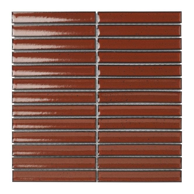 Kit Kat Fairytale Barn Red 29.9cm x 29.6cm Mosaic Tile