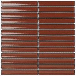 Kit Kat Fairytale Barn Red 29.9cm x 29.6cm Mosaic Tile