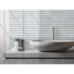 Kit Kat Fairytale Misty White 29.9cm x 29.6cm Mosaic Tile