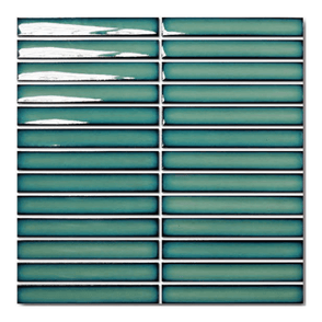 Kit Kat Fairytale Teal Green 29.9cm x 29.6cm Mosaic Tile