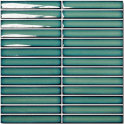 Kit Kat Fairytale Teal Green 29.9cm x 29.6cm Mosaic Tile