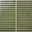 Kit Kat Kiwi Green Gloss 29.7cm x 29.7cm (1.5cm x 14.5cm) Mosaic Tile