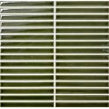 Kit Kat Kiwi Green Gloss 29.7cm x 29.7cm (1.5cm x 14.5cm) Mosaic Tile