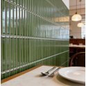 Kit Kat Kiwi Green Gloss 29.7cm x 29.7cm (1.5cm x 14.5cm) Mosaic Tile