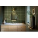 Kit Kat Kiwi Green Gloss 29.7cm x 29.7cm (1.5cm x 14.5cm) Mosaic Tile