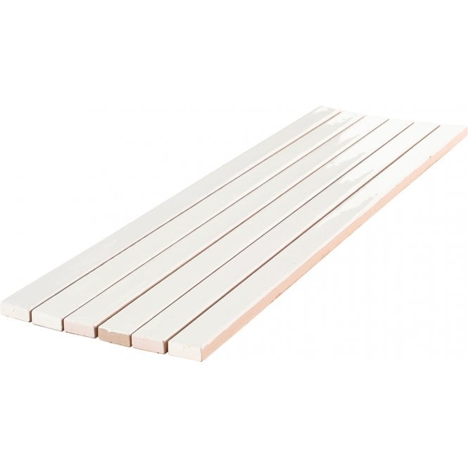 Kit Kat Long Blanco Crackle (2cm x 45cm) 13cm x 45cm Mosaic Tile