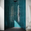 Kit Kat Long Sapphire Crackle (2cm x 45cm) 13cm x 45cm Mosaic Tile