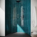 Kit Kat Long Sapphire Crackle (2cm x 45cm) 13cm x 45cm Mosaic Tile