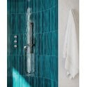 Kit Kat Long Sapphire Crackle (2cm x 45cm) 13cm x 45cm Mosaic Tile