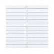 Kit Kat Matt White 30cm x 29.6cm Mosaic Tile