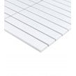 Kit Kat Matt White 30cm x 29.6cm Mosaic Tile