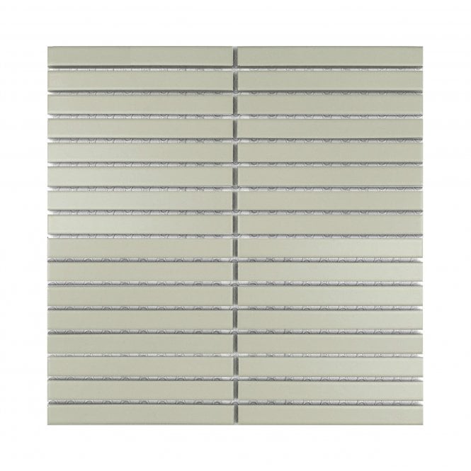 Kit Kat Mushroom Grey Matt 29.7cm x 29.7cm Mosaic Tile