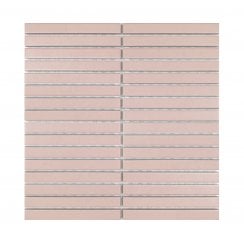 Kit Kat Oriental Pink Matt 29.7cm x 29.7cm Mosaic Tile