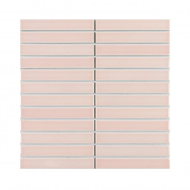 Kit Kat Pink 30cm x 29.6cm Mosaic Tile