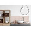 Kit Kat Pink 30cm x 29.6cm Mosaic Tile