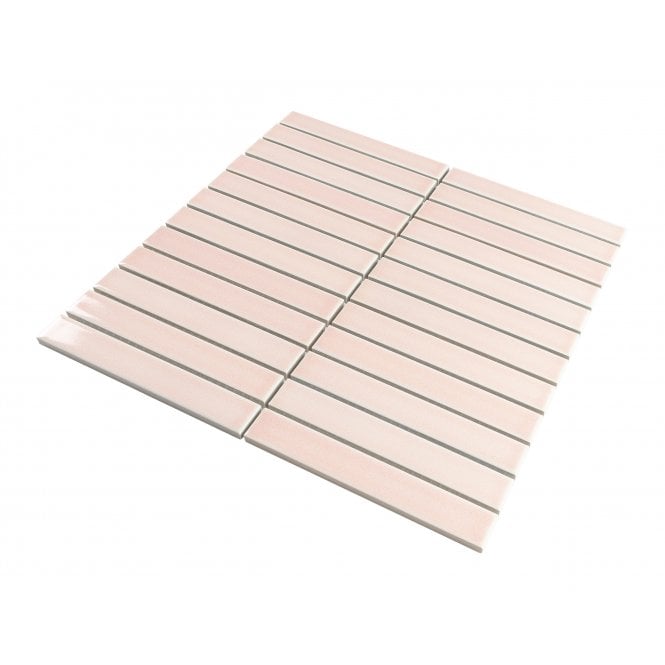 Kit Kat Pink 30cm x 29.6cm Mosaic Tile