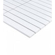Kit Kat Plain White 30cm x 29.6cm Mosaic Tile