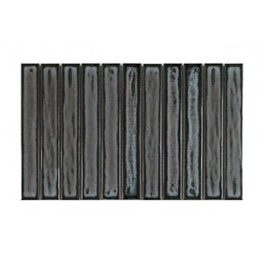 Kit Kat Shadow Aqua 20.2cm x 32.9cm (2.7cm x 20cm) Mosaic Tile