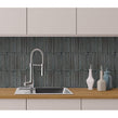 Kit Kat Shadow Aqua 20.2cm x 32.9cm (2.7cm x 20cm) Mosaic Tile
