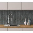 Kit Kat Shadow Aqua 20.2cm x 32.9cm (2.7cm x 20cm) Mosaic Tile