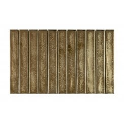 Kit Kat Shadow Gold 20.2cm x 32.9cm (2.7cm x 20cm) Mosaic Tile