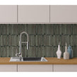 Kit Kat Shadow Green 20.2cm x 32.9cm (2.7cm x 20cm) Mosaic Tile
