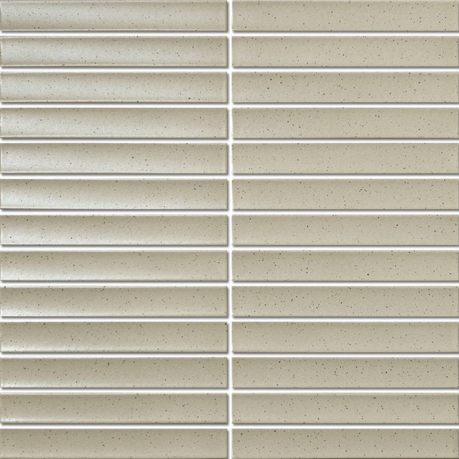 Kit Kat Speckle Bone Gloss 29.9cm x 29.6cm (1.5cm x 14.5cm) Mosaic Tile