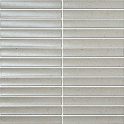 Kit Kat Speckle Stone Grey Gloss 29.9cm x 29.6cm (1.5cm x 14.5cm) Mosaic Tile