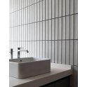 Kit Kat Speckle Stone Grey Gloss 29.9cm x 29.6cm (1.5cm x 14.5cm) Mosaic Tile