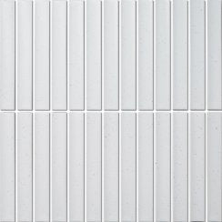 Kit Kat Speckle White Gloss 29.9cm x 29.6cm (1.5cm x 14.5cm) Mosaic Tile