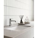 Kit Kat Speckle White Gloss 29.9cm x 29.6cm (1.5cm x 14.5cm) Mosaic Tile