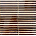 Kit Kat Teapot Brown Gloss 29.7cm x 29.7cm (1.5cm x 14.5cm) Mosaic Tile