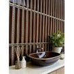 Kit Kat Teapot Brown Gloss 29.7cm x 29.7cm (1.5cm x 14.5cm) Mosaic Tile