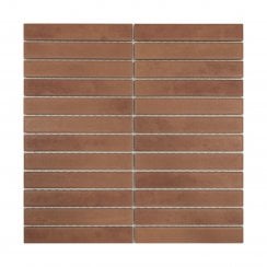 Kit Kat Terracotta 30cm x 30cm (2.2cm x 14.5cm) Mosaic Tile