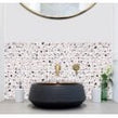 Kit Kat Terrazzo Blush Pink 30cm x 29.6cm Mosaic Tile