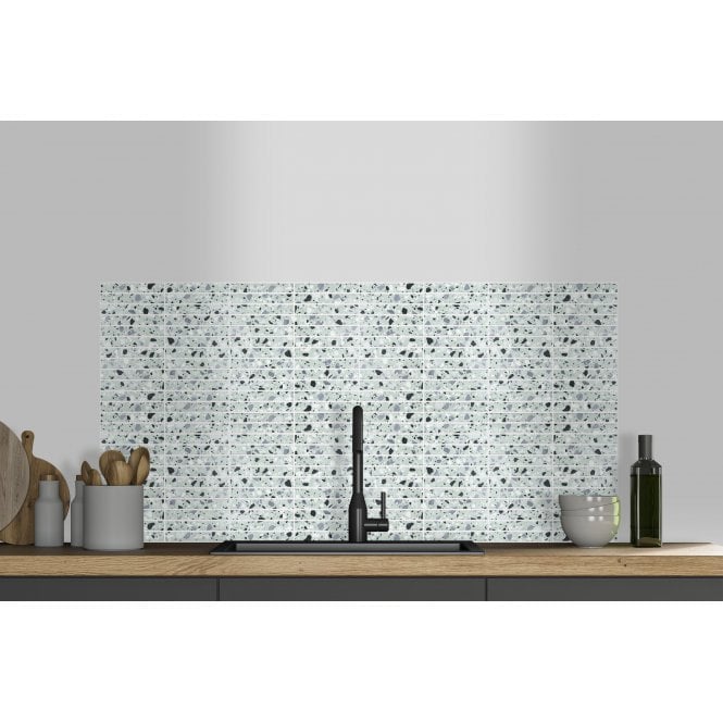 Kit Kat Terrazzo Mint 30cm x 29.6cm Mosaic Tile
