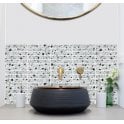 Kit Kat Terrazzo Pearl Grey 30cm x 29.6cm Mosaic Tile