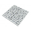 Kit Kat Terrazzo Pearl Grey 30cm x 29.6cm Mosaic Tile