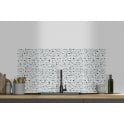 Kit Kat Terrazzo Pearl Grey 30cm x 29.6cm Mosaic Tile