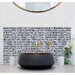 Kit Kat Terrazzo Smoke 30cm x 29.6cm Mosaic Tile