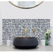 Kit Kat Terrazzo Smoke 30cm x 29.6cm Mosaic Tile