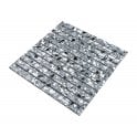 Kit Kat Terrazzo Smoke 30cm x 29.6cm Mosaic Tile